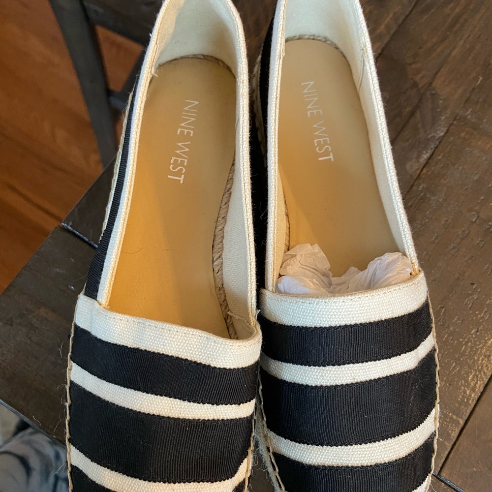 Nine West espadrilles worn once.